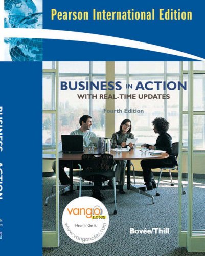 Business in Action with Real Time Updates  2008 9780132082693 Front Cover