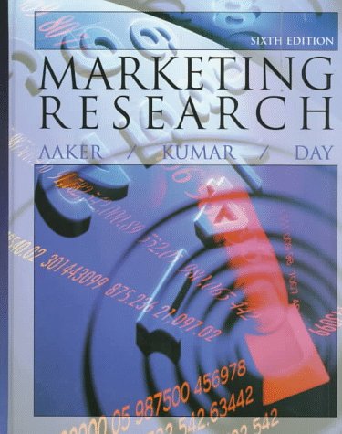 Marketing Research  6th 1998 9780471170693 Front Cover