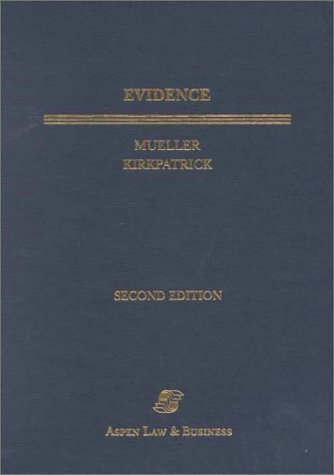 Evidence  2nd 1999 (Revised) 9780735500693 Front Cover