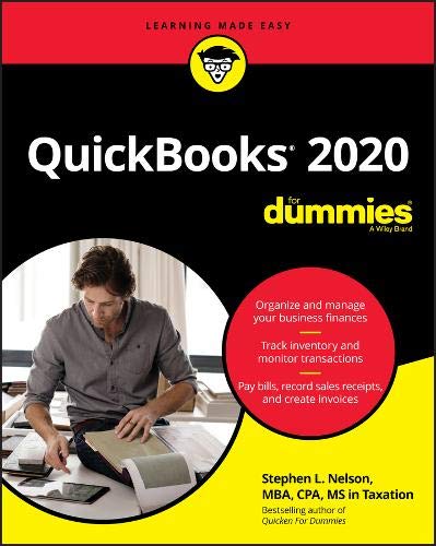 QuickBooks 2020 for Dummies   2020 9781119589693 Front Cover