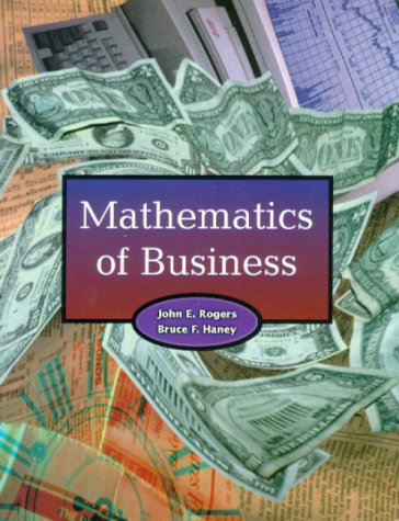 Mathematics of Business   2000 9780130807694 Front Cover