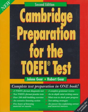 Cambridge Preparation for the TOEFL Test Pack  2nd 1996 (Revised) 9780521577694 Front Cover