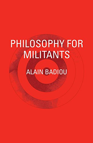 Philosophy for Militants  N/A 9781781688694 Front Cover