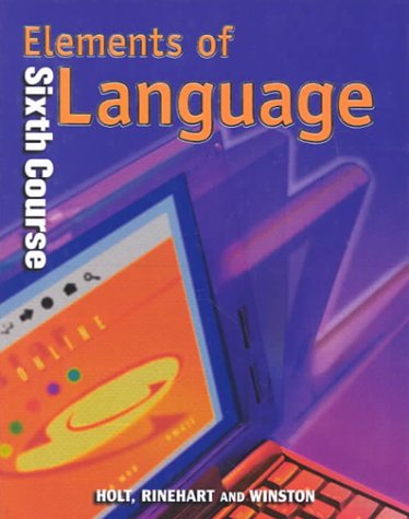 Elements of Language N/A 9780030526695 Front Cover