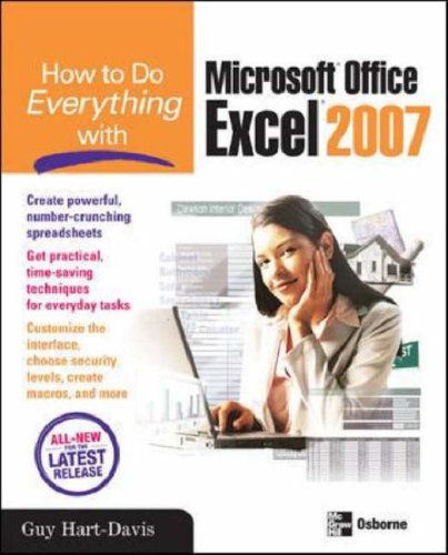 How to Do Everything with Microsoft Office Excel 2007   2007 9780072263695 Front Cover
