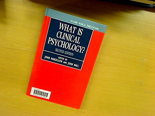 What Is Clinical Psychology?  2nd 1992 9780192621696 Front Cover