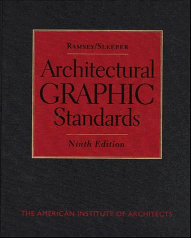 Architectural Graphic Standards  9th 1994 9780471533696 Front Cover