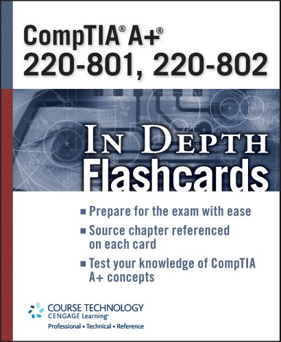 CompTIA a+ 220-801, 220-802 in Depth Flashcards  4th 2014 9781285160696 Front Cover