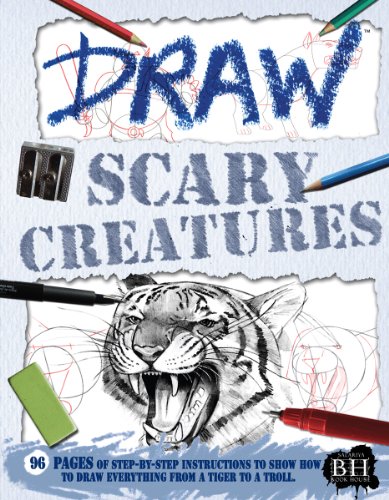 Draw Scary Creatures   2012 9781908759696 Front Cover