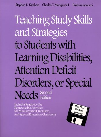 Teaching Study Skills and Strategies to Students with LD, ADD, or Special Needs  2nd 1998 9780205274697 Front Cover