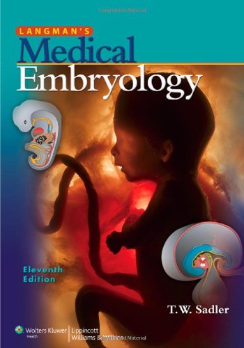Langman's Medical Embryology  11th 2009 (Revised) 9780781790697 Front Cover