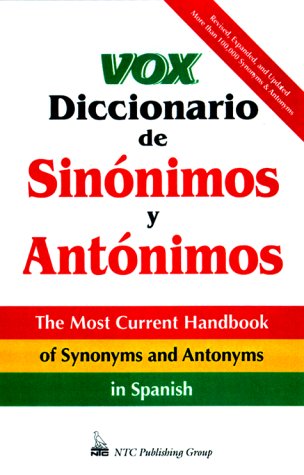 Vox Diccionario de Sinï¿½nimos y Antï¿½nimos   2000 9780844204697 Front Cover