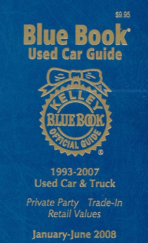 Kelley Blue Book Used Car Guide   2008 9781883392697 Front Cover
