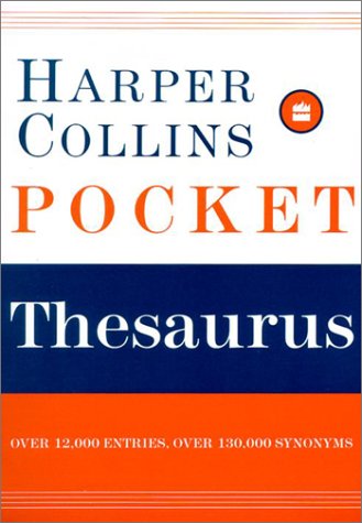 HarperCollins Pocket Thesaurus   2002 9780060085698 Front Cover