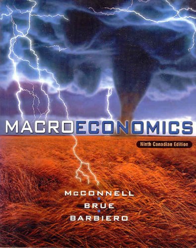 MACROECONOMICS >CANADIAN EDITI 9th 2002 9780070886698 Front Cover