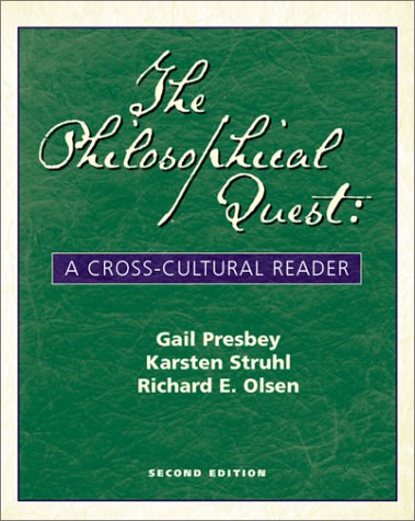 Philosophical Quest A Cross-Cultural Reader with Free Philosophy PowerWeb 2nd 2000 (Revised) 9780072840698 Front Cover
