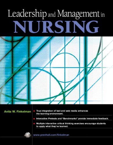 Leadership and Management in Nursing   2006 9780131138698 Front Cover