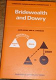 Bridewealth and Dowry   1973 9780521201698 Front Cover