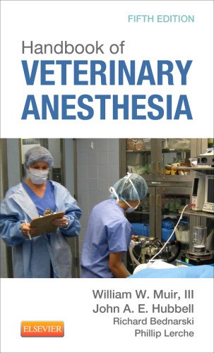 Handbook of Veterinary Anesthesia  5th 2013 9780323080699 Front Cover
