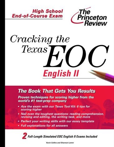 Cracking the Texas End-of-Course English II N/A 9780375755699 Front Cover