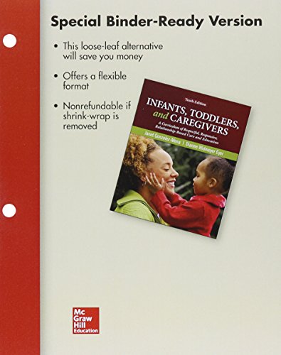 Looseleaf for Infants, Toddlers, and Caregivers  10th 2015 9781259656699 Front Cover