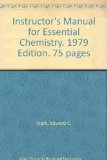 Essential Chemistry N/A 9780024782700 Front Cover