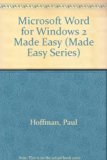 MS Word for Windows 2 Made Easy 2nd 9780078817700 Front Cover