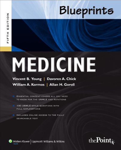 Blueprints Medicine  5th 2010 (Revised) 9780781788700 Front Cover