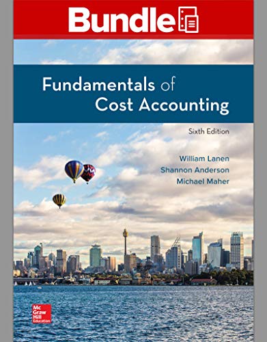 Gen Combo Fundamentals of Cost Accounting; Connect Access Card  6th 2020 9781260848700 Front Cover
