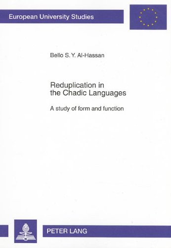 Reduplication In The Chadic Languages: A Study Of Form And Function  1997 9783631323700 Front Cover