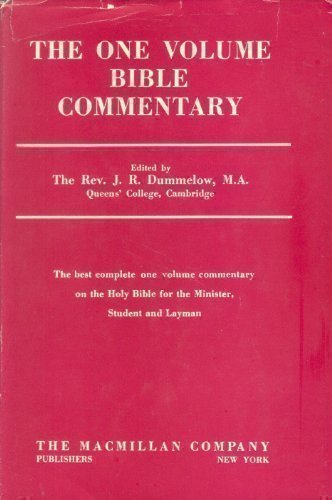 Commentary on the Holy Bible N/A 9780025337701 Front Cover