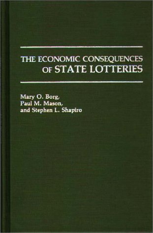 Economic Consequences of State Lotteries   1991 9780275935702 Front Cover