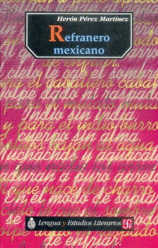 Refranero Mexicano  2004 9789681670702 Front Cover