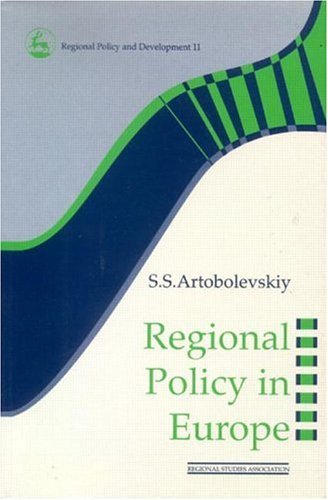 Regional Policy In Europe   1997 9780117023703 Front Cover
