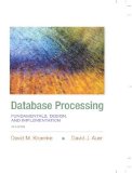 Database Processing Fundamentals, Design, and Implementation 14th 2016 9780133876703 Front Cover