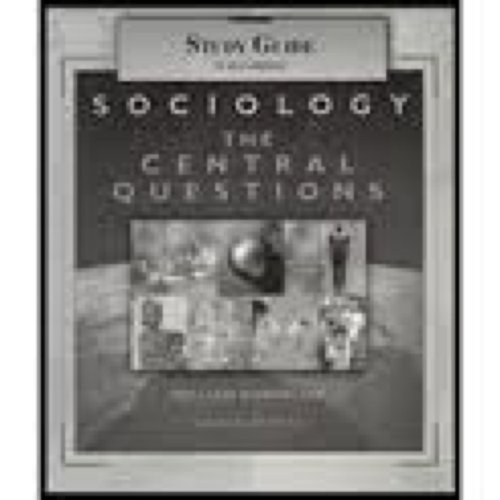 Sociology  2nd 2002 (Guide (Pupil's)) 9780155065703 Front Cover