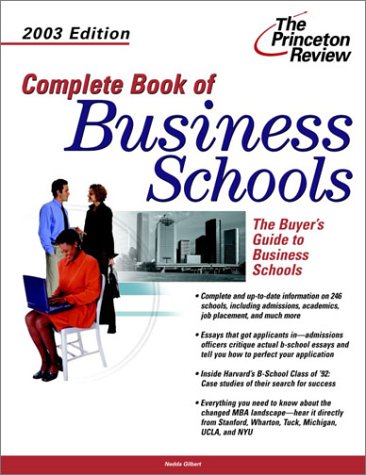 Complete Book of Business Schools, 2003  N/A 9780375762703 Front Cover