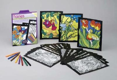 Fairies Stained Glass Coloring Kit  N/A 9780486460703 Front Cover