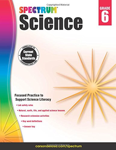 Spectrum Science, Grade 6   2016 9781483811703 Front Cover