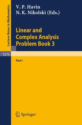 Linear and Complex Analysis Problem   1994 9783540578703 Front Cover