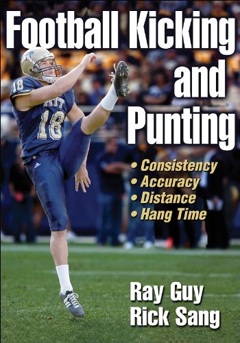 Football Kicking and Punting   2009 9780736074704 Front Cover