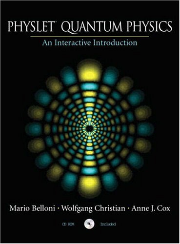 Physlet Quantum Physics An Interactive Introduction  2006 9780131019706 Front Cover
