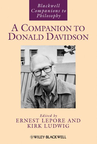 Companion to Donald Davidson   2013 9780470673706 Front Cover