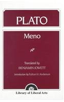 Plato Meno 1st 1949 9780023607707 Front Cover