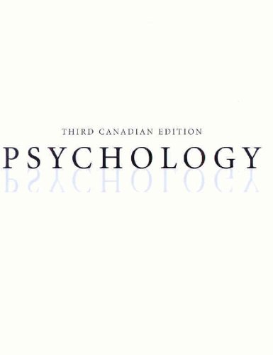 PSYCHOLOGY >CANADIAN< 3rd 2006 9780070955707 Front Cover