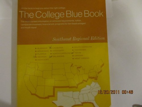 College Blue Book : Southern Regional Edition  1975 9780024690708 Front Cover