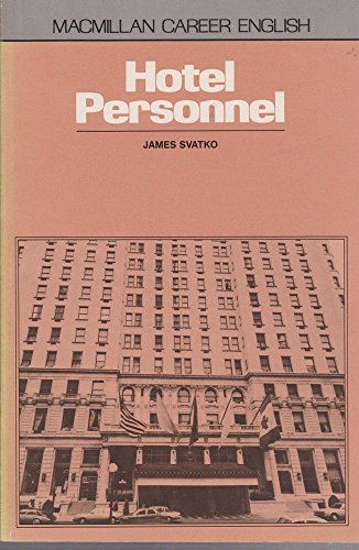 Hotel Personnel and Restaurant Employees  1984 9780029736708 Front Cover