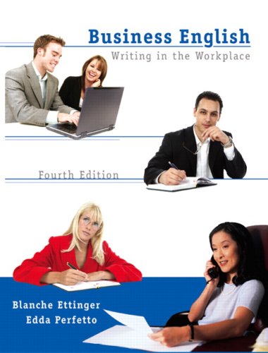 Business English Writing in the Workplace 4th 2008 9780131565708 Front Cover
