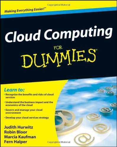 Cloud Computing for Dummies   2010 9780470484708 Front Cover