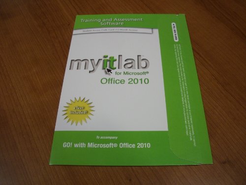 Myitlab with Pearson EText -- Access Code -- for GO! Office 2010   2014 9780133481709 Front Cover